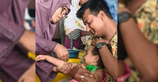 হিলিতে হাম-রুবেলার টিকাদান কর্মসূচির উদ্বোধন